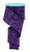 2.5"X10Yd Glitter Mini Leaf Vines Purple/Black RGH129323 - DecoExchange®