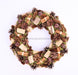 18’’Dia Pinecone/Jingle Bell Wreath Natural/Green/Rust Xx8655 Pick