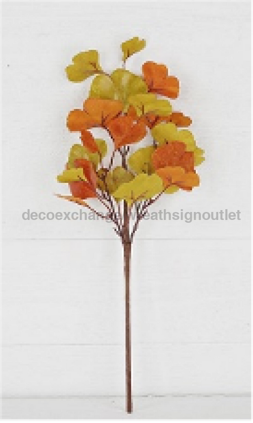 18In Pick-Golden Green Ginkgo Leaves 29305 Greenery