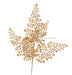 18’’L Glitter Maidenhair Fern Spray Gold XS2142 Pick