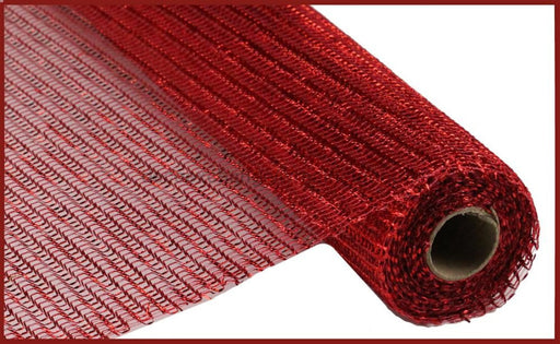 19’X10Yd Metallic Net Fabric Red Rf246524 Mesh