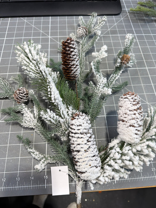 32" Snow Pine Spray PA4852-SNOW