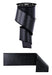 2.5"X10Yd Ice Crackle Fused Shiny Black NR602202 - DecoExchange®