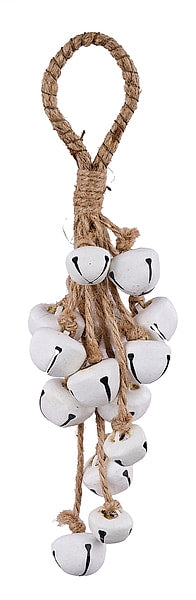 10"L Jingle Bell Cluster Ornament Antique White XC443442