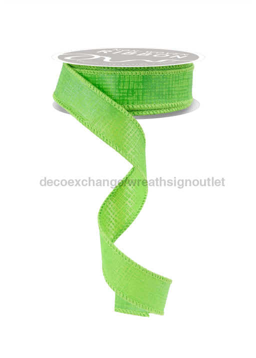 1’’X10Yd Cross Hatch Lime Green NR100830 Ribbon