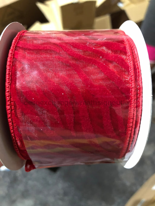 2.5"X10YD ANIMAL PRINT Ribbon RZ0310 - DecoExchange