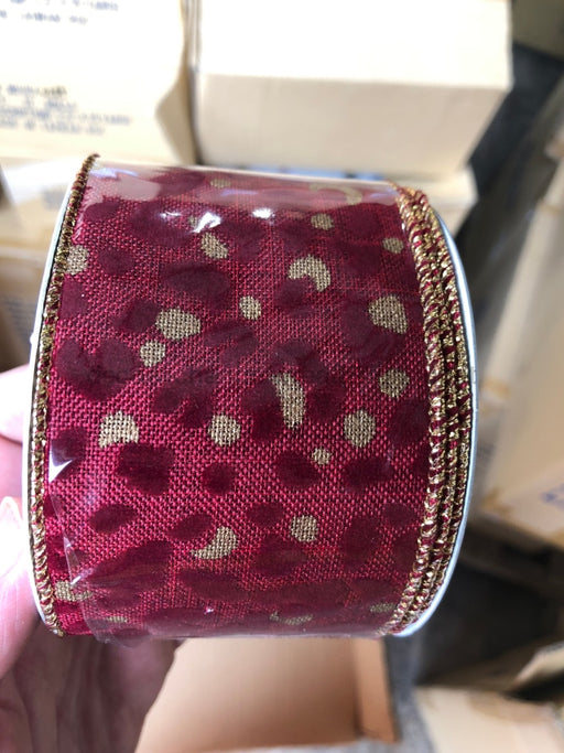2.5"X10YD ANIMAL PRINT Ribbon RZ0373 - DecoExchange