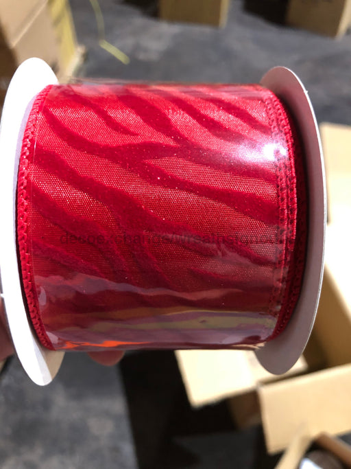 2.5"X10YD ANIMAL PRINT Ribbon RZ0381 - DecoExchange