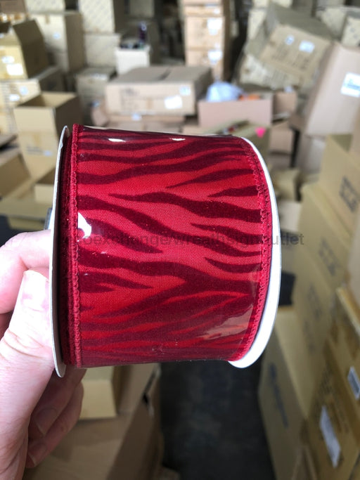 2.5"X10YD ANIMAL PRINT Ribbon RZ0401 - DecoExchange