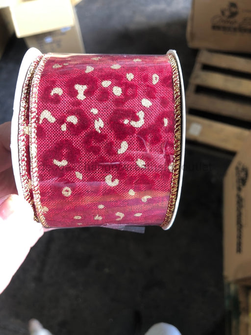 2.5"X10YD ANIMAL PRINT Ribbon RZ0435 - DecoExchange