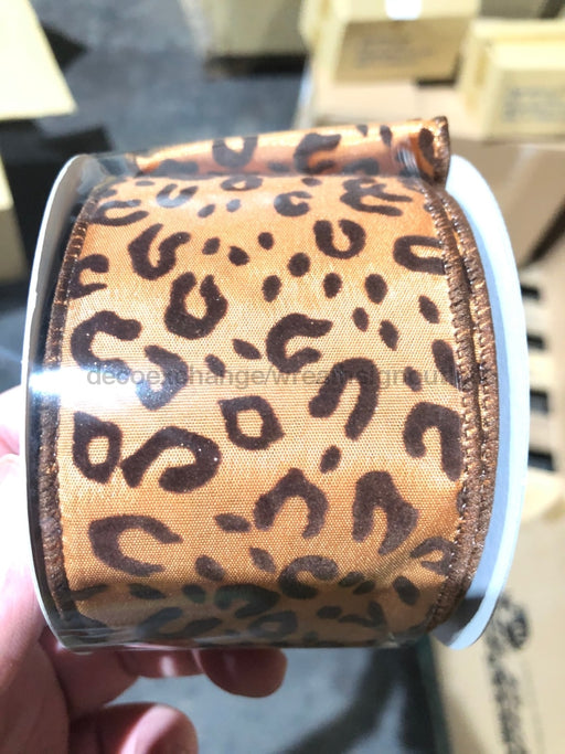 2.5"X10YD ANIMAL PRINT Ribbon RZ0439 - DecoExchange