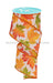 2.5’X10Yd Autumn Leaves Orange/Yellow/Green Rgf1471 Ribbon