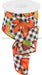 2.5"X10Yd Autumn Leaves White/Black/Green/Ylw/Org RGC167627 - DecoExchange