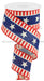 2.5’’X10Yd Bold Stars/Stripes/Royal Cream/Red/Blue RGC1153C2 Ribbon