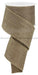 2.5"X10Yd Cross Royal Burlap Light Brown RG1212J5 - DecoExchange®