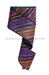 2.5’’X10Yd Diagonal Glitter Stripe Black/Prpl/Orng/Hot Pink RGF1431YR Ribbon