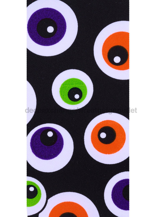 2.5’’X10Yd Eyeballs Black/Multi Rgf148502 Ribbon