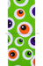 2.5’’X10Yd Eyeballs Lime Green/Multi Rgf148533 Ribbon