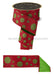 2.5’’X10Yd Giant Multi Polka Dots/Fused Red/Lime/Fresh Green LX323624 Ribbon