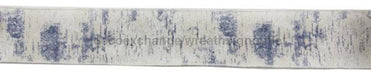 2.5"X10Yd Glitter Birch Bark/Cotton Ivory/Smoke Blue/Navy RGC112519 - DecoExchange