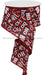 2.5"X10Yd Ho Ho Ho On Gingham Check Red/Black/White RGA1976MA - DecoExchange