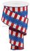 2.5’’X10Yd 2-In-1 Lace/Horizontal Stripe Red/White/Blue RG08095A1 Ribbon