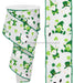 2.5’’X10Yd Leprechauns W/Shamrocks Green/Black/White RGE164727 Ribbon
