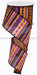 2.5"X10YD LOOPY STRIPES ON ROYAL ORANGE/PURPLE/BLACK RG01318RW - DecoExchange
