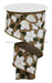 2.5"X10Yd Magnolia On Royal Tan/Ylw/Wht/Grn RGA1320J1 - DecoExchange®