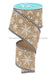 2.5’X10Yd Multi Snowflake/Royal/Stripe Lt Beige/White Rga874501