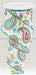 2.5"X10Yd Paisley On Royal White/Lime/Ht Pnk/Turq RGC1376RT - DecoExchange