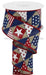 2.5"X10Yd Patriotic Patchwork/Royal Lt Beige/White/Red/Blue RGC117601 - DecoExchange