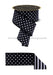 2.5"X10Yd Polka Dot/Stripe/Fused Black/White LX305602 - DecoExchange