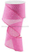2.5"X10Yd Raised Swiss Dots On Royal Fuchsia/White RG0165207 - DecoExchange
