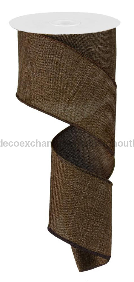 2.5"X10Yd Royal Burlap Brown RG127904 - DecoExchange