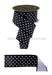 2.5’’X10Yd Small Polka Dot/Fused Black/White LX3039X6 Ribbon