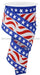 2.5X10Yd Star/Wavy Stripes Red/White/Blue Rge18487J Ribbon