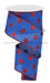 2.5’’X10Yd Stars On Royal Royal Blue/Red RGA111025 Ribbon