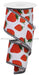 2.5’’X10Yd Strawberries/Gingham Wht/Yllw/Red Rga843627 Ribbon