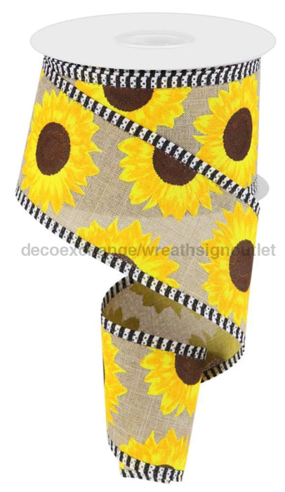 2.5’X10Yd Sunflower/Thin Stripe Lt Beige/Yellow/Org/Brown Rga818001