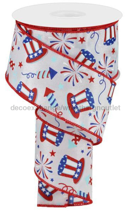 2.5"X10Yd Uncle Sam/Fireworks White/Red/Blue RGC116527 - DecoExchange
