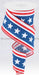 2.5’’X10Yd Vertical Stars And Stripes White/Red/Blue RGC178827 Ribbon