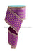 2.5’’X10Yd Vertical Stripe/Dot Edge Purple/Gold Rgf1510Cn Ribbon