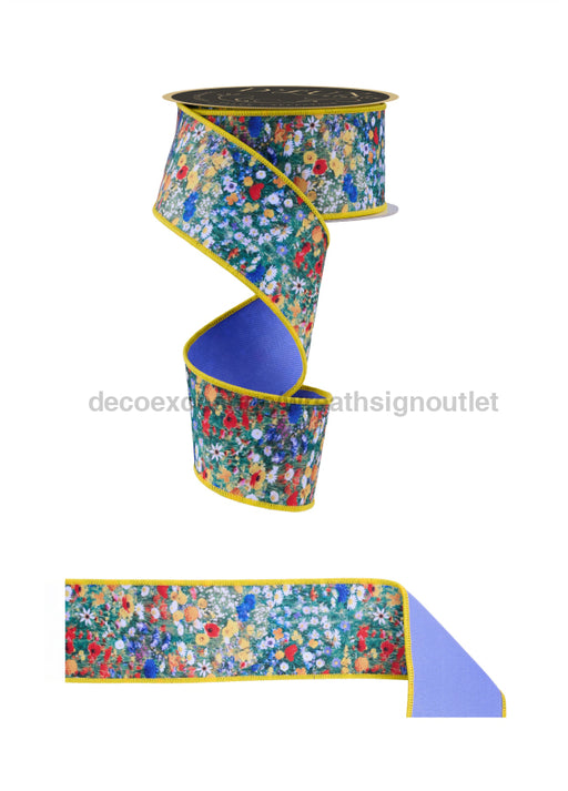 2.5’’X10Yd Wildflower Field/Fused Multi Lx1051 Ribbon