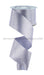 2.5’’X25Yd Shimmer Glitter/Satin No Wire Silver Rj606326 Ribbon