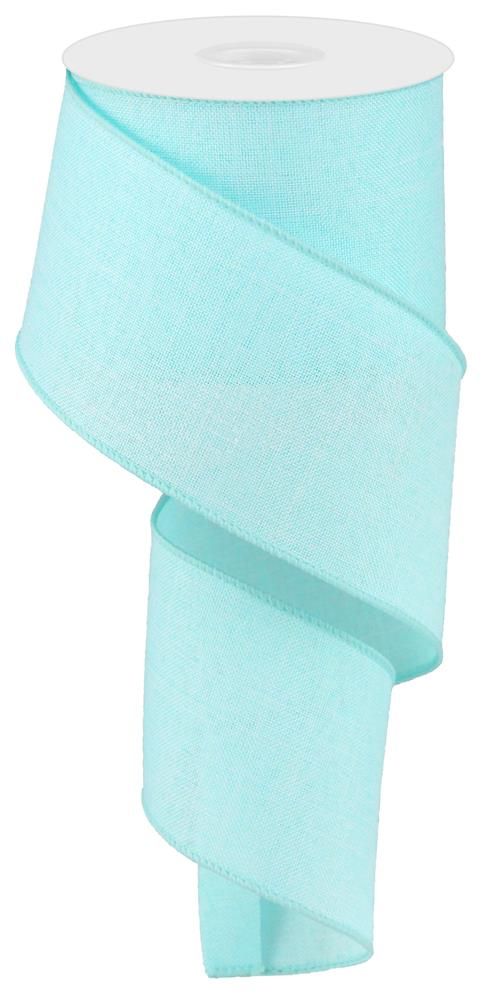 2.5"X50Yd Royal Burlap Ice Blue RG5279RM - DecoExchange