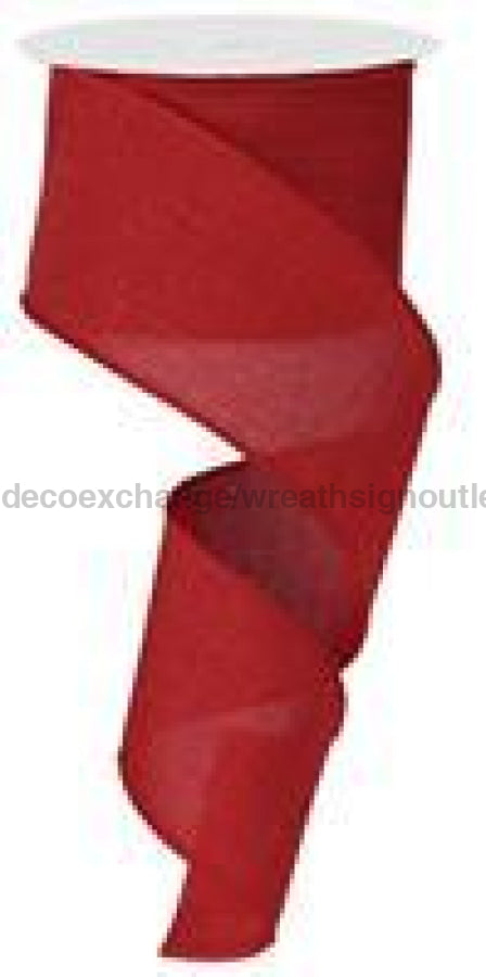 2.5"X50YD ROYAL BURLAP Red RG527924 - DecoExchange