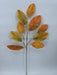 2 asst 33’’ Yellow And Red Autumn Leaf Spray F4502295 Pick