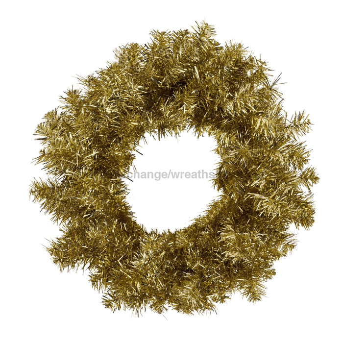 20’’ Metallic Wreath X135 Tips Gold XX964708 Base
