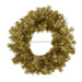 20’’ Metallic Wreath X135 Tips Gold XX964708 Base